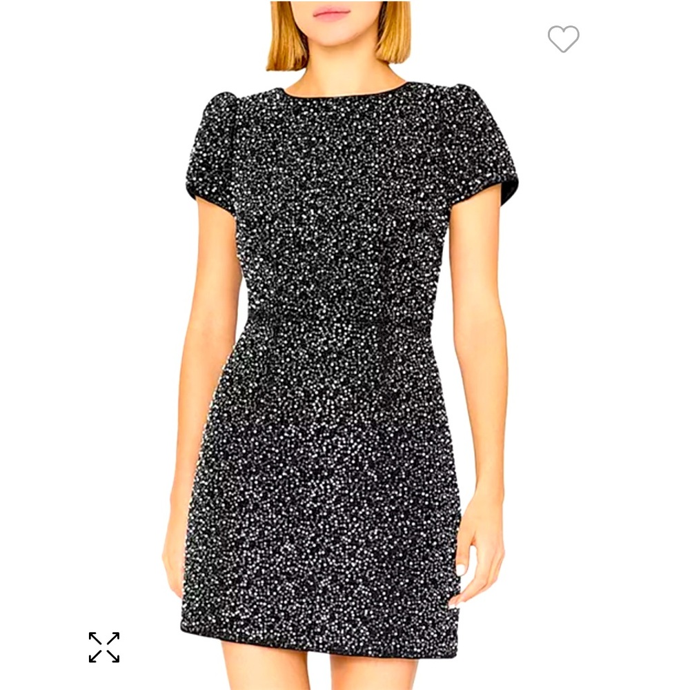 Milly - Rowen beaded cocktail dress. Size 12. NWT. Full description in photos.